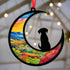 Dog Long Ears Moon Suncatcher